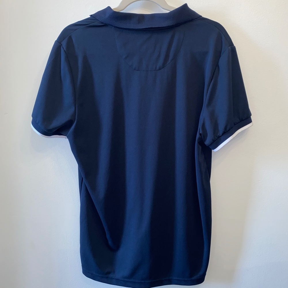 NWOT Albert Morris Navy with White Trim Polo - Picture 4 of 4